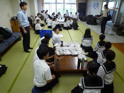 ホテル利尻で昼食